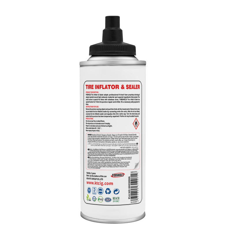 FIBSHIELD TYRE INFLATOR &SEALER