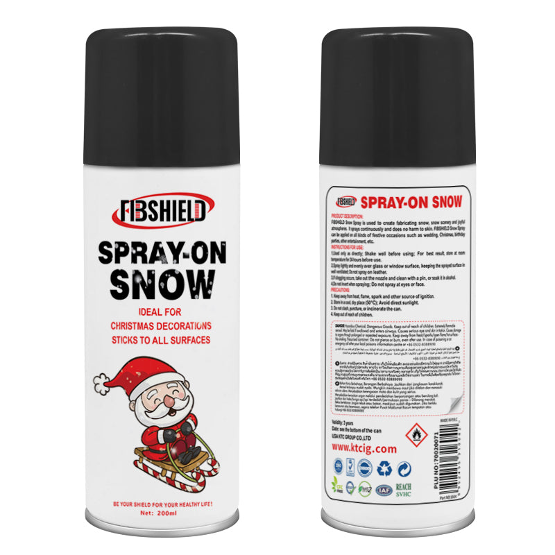 SPRAY-ON SNOW