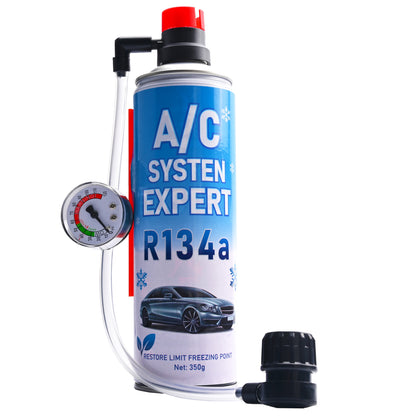 Refrigerant Charging Hose With Pressure Gauge